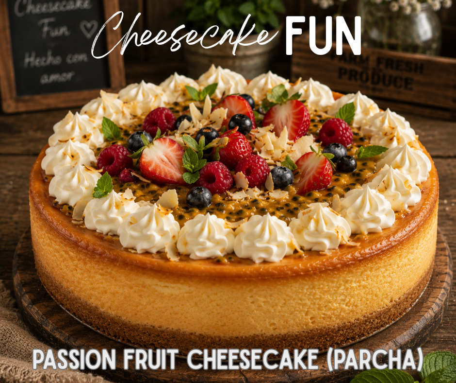 Passion Fruit Cheesecake (Parcha)