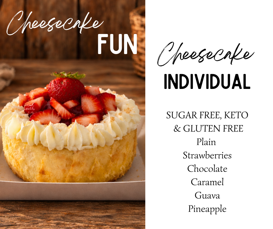 Cheesecake Individual (SUGAR FREE, KETO & GLUTEN FREE)