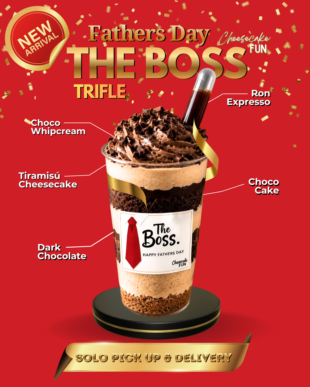 THE BOSS CHEESECAKE TRIFLE (FATHER'S DAY EDITION)