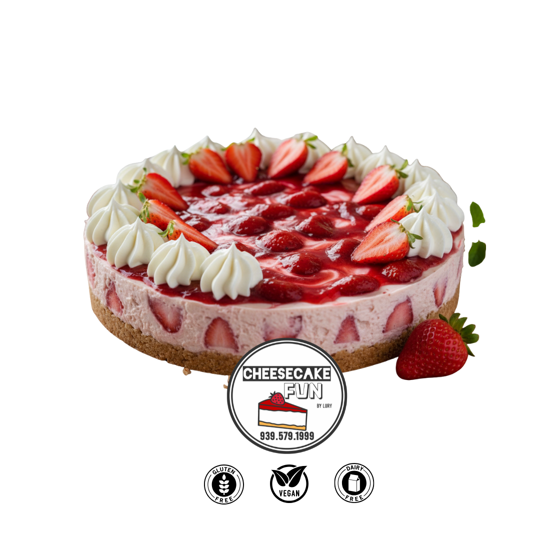 Vegan Strawberry Cheesecake Party