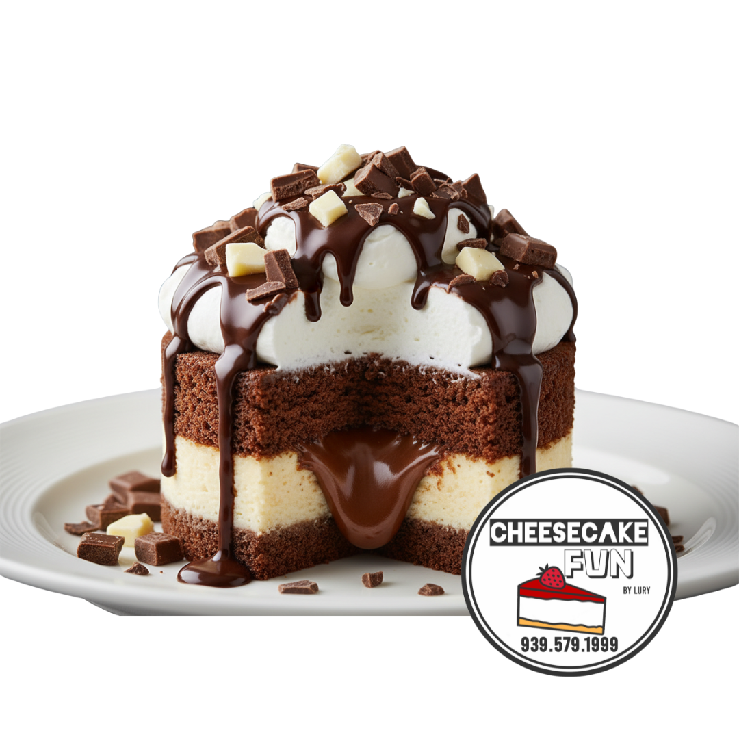 Volcano Cheesecake (Explosión única y diferente.)