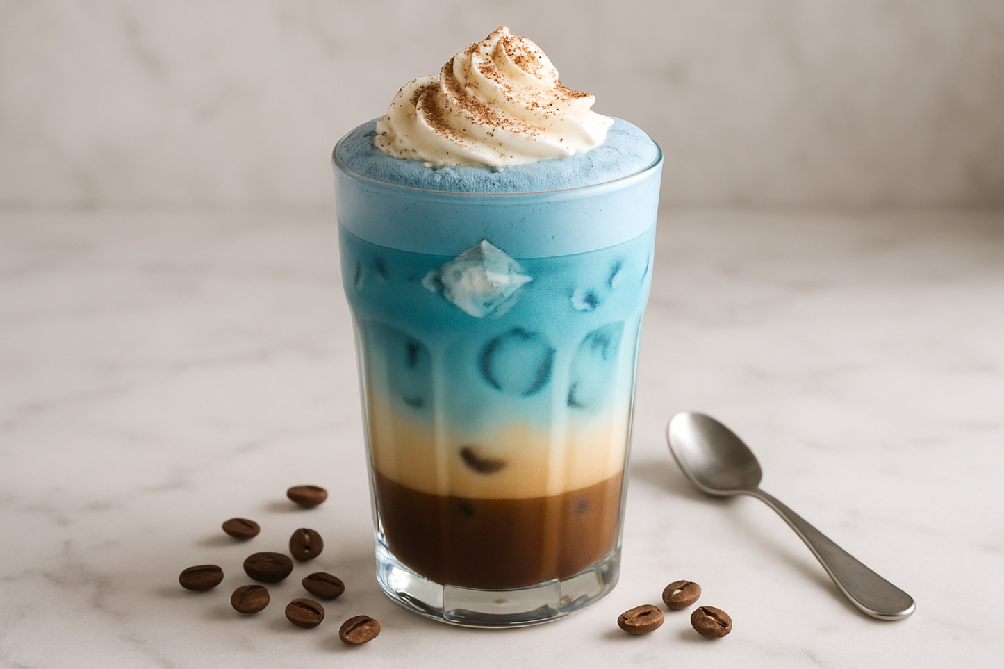 Blue Iced Capuccino