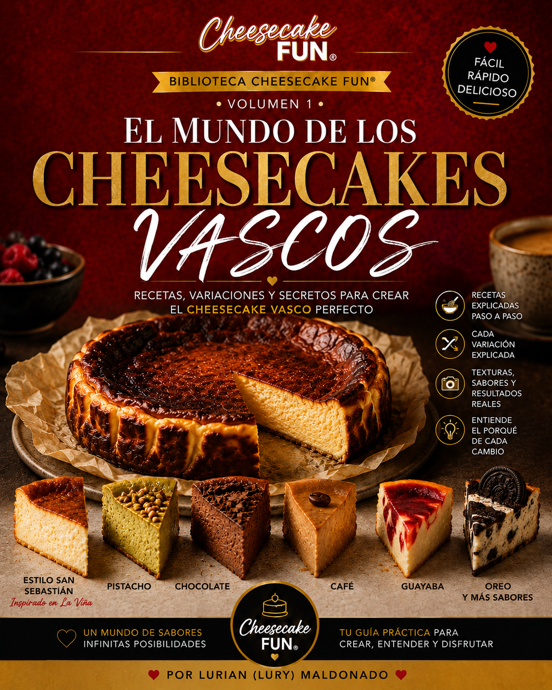 Ebook:  El Mundo de los Cheesecakes Vascos