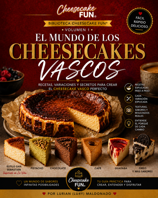 Ebook:  El Mundo de los Cheesecakes Vascos