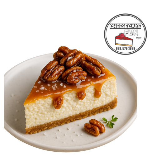 European Cottage Caramel Crunch Cheesecake