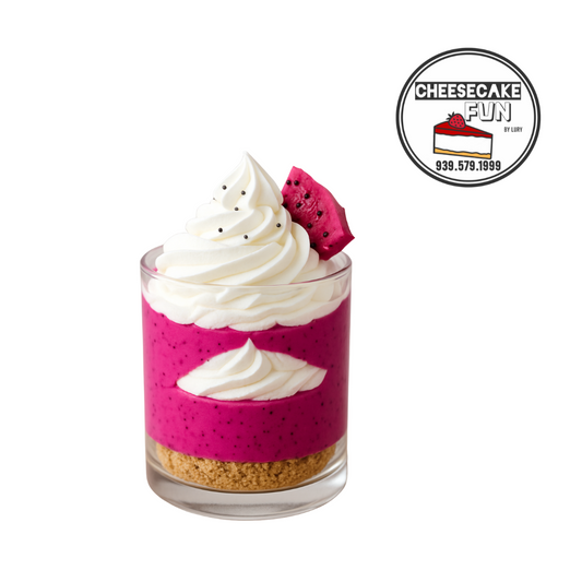 Chinesse Dragon Fruit Cheesecake Trifle