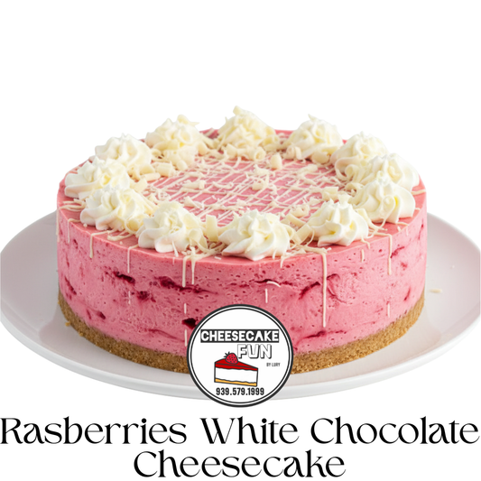 Rasberry White Chocolate Cheesecake PARTY