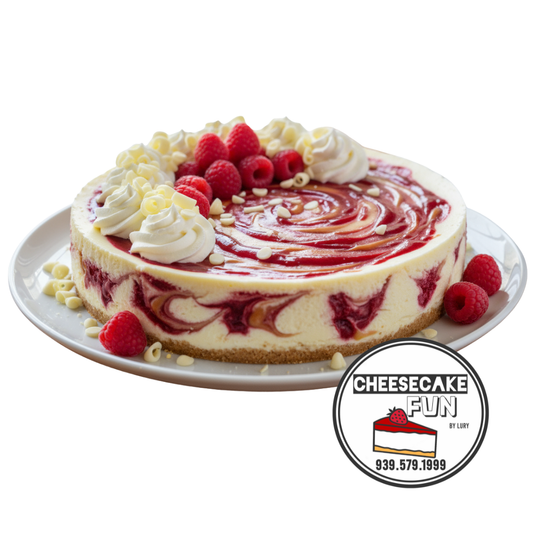 White Chocolate Rasberry Cheesecake PARTY)