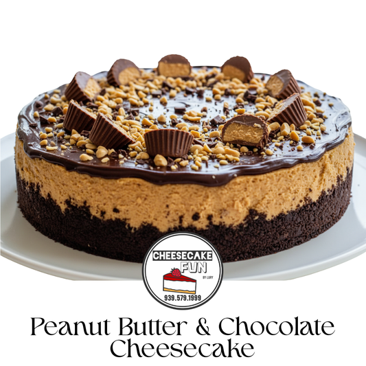 Peanut Butter Chocolate Cheesecake PARTY