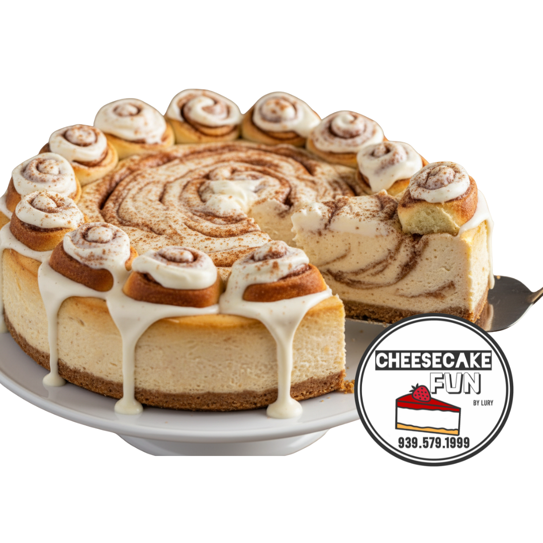 Cinnamon Rolls Cheesecake PARTY