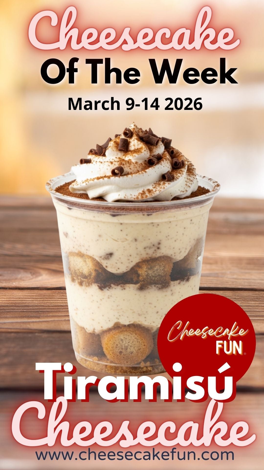 Tiramisú Cheesecake Cup