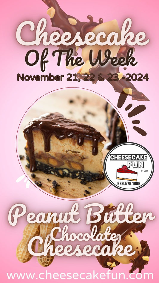 Peanut Butter Chocolate Cheesecake (CK OF THE WEEK)