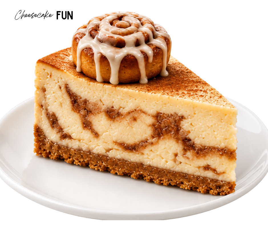 Cinnamon Rolls Cheesecake (Slice)