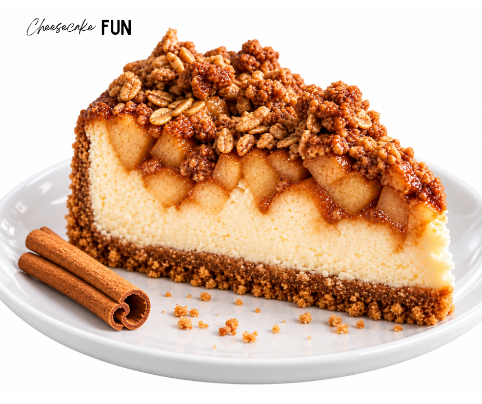 Apple Crispy Cheesecake