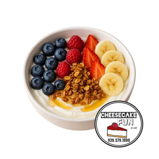 Greek Fruit Yogurt Bowl (no azúcar añadidas)